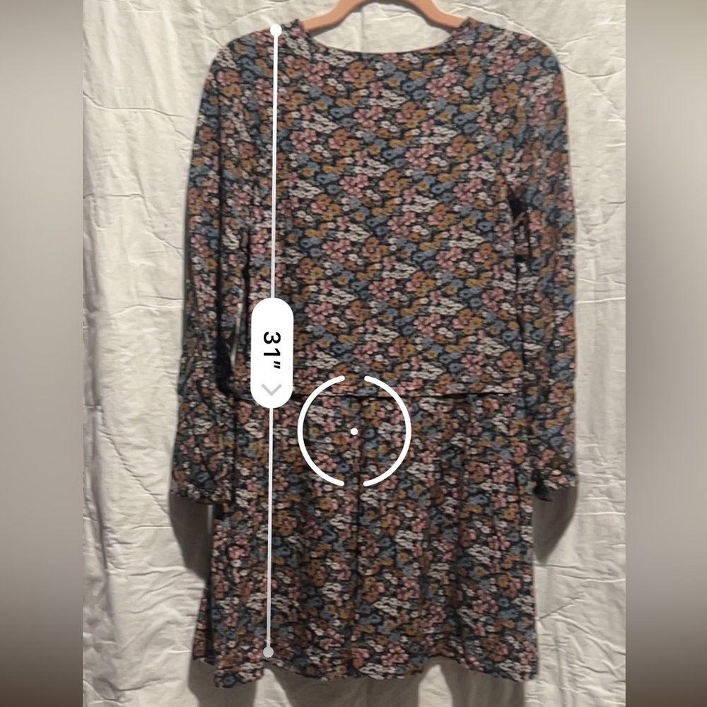 Zara Girls Dress Size 13/14 Soft Collection Ditzy Floral Fit & Flare - Picture 5 of 7